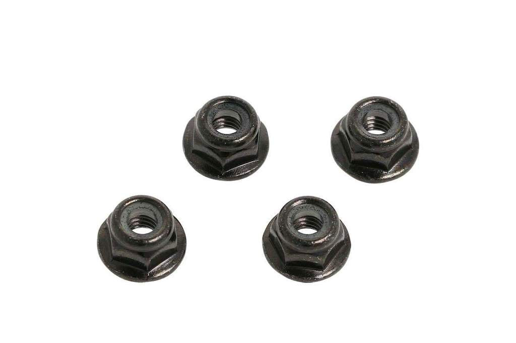 G36403A M4 Rebbed Flange Locknut