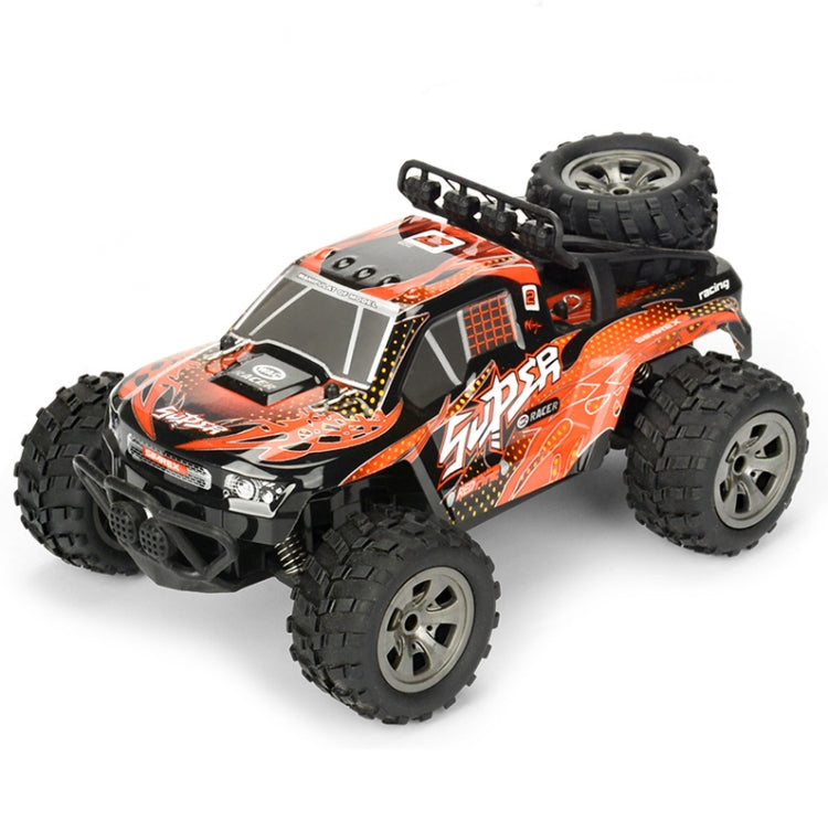 MGRC Charging Remote Control Car 2.4G Wireless Remote Control Four-Way Cross-Country Climbing Car 1:18 Car Model( Orange)