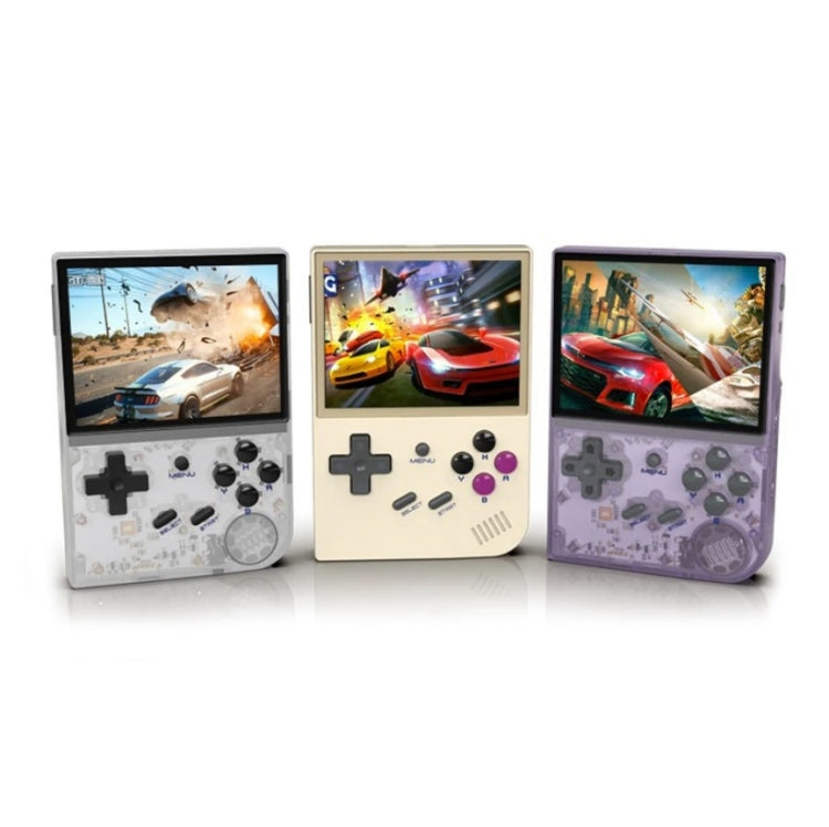 ANBERNIC RG35XX 3.5-inch Retro Handheld Game Console Open Source Game Player  64G+128G 13000+ Games(White)