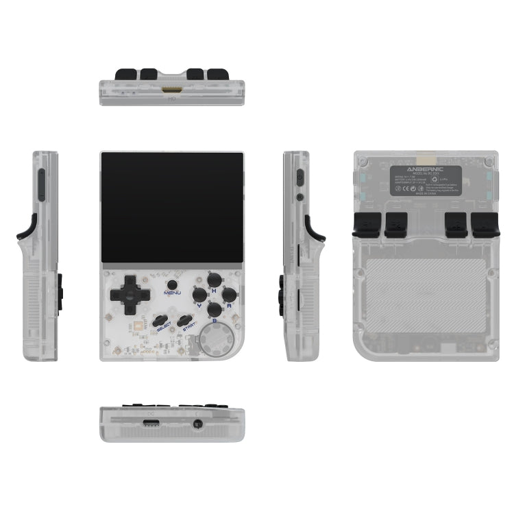 ANBERNIC RG35XX 3.5-inch Retro Handheld Game Console Open Source Game Player  64G+128G 13000+ Games(White)