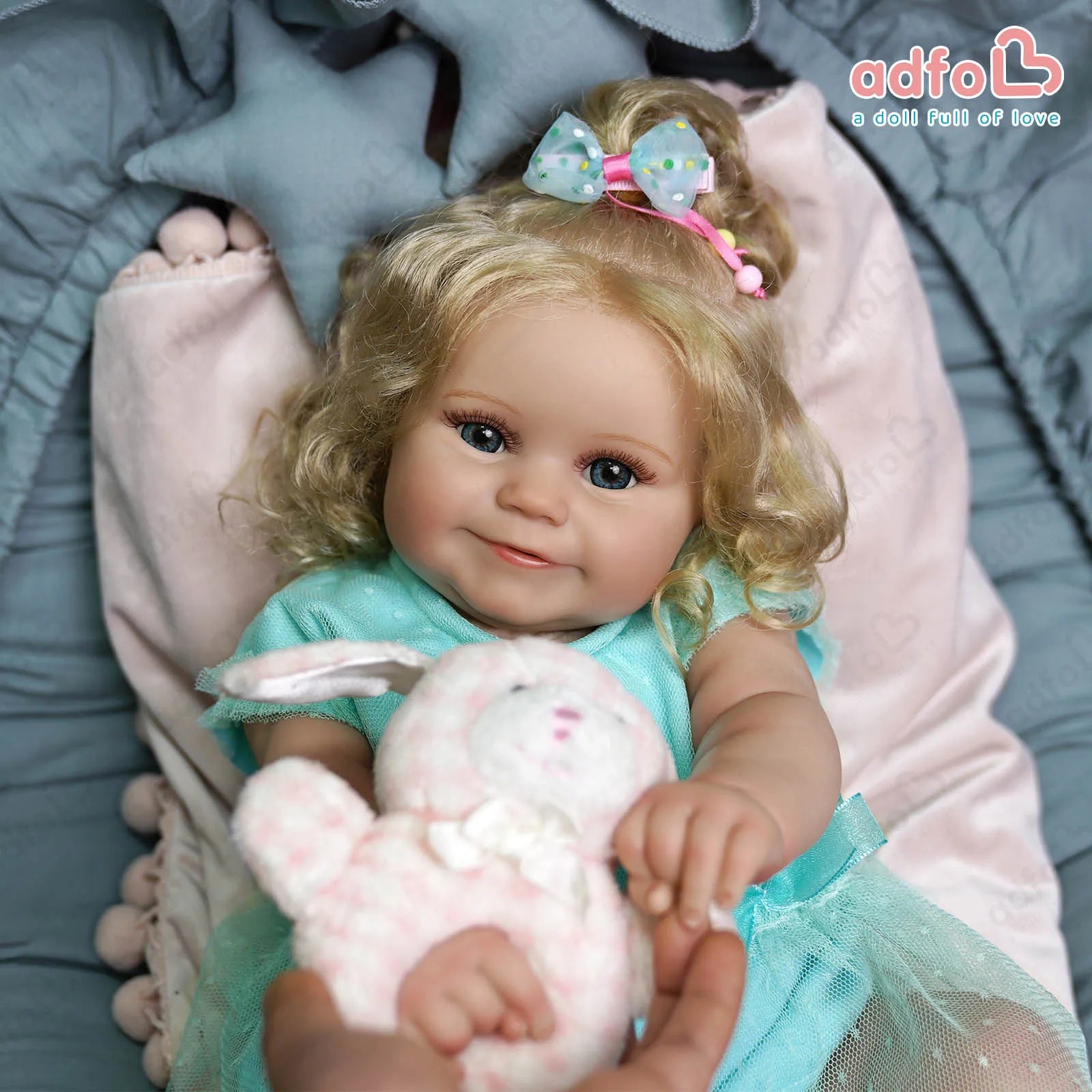 ADFO Bebe Reborn Doll Babies Toy 20 Inch 50cm  Maddie Realistic Baby Alive
