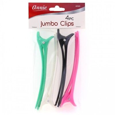 [Annie] Jumbo Clips 4Pcs - #3183