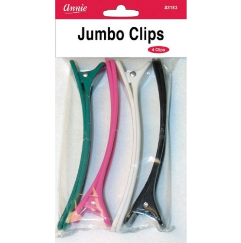 [Annie] Jumbo Clips 4Pcs - #3183