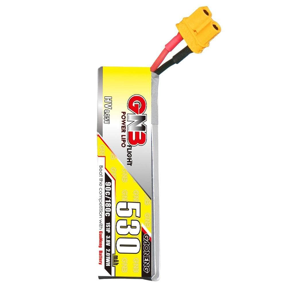 Gaoneng GNB 3.8V 1S 530mAh 90C LiHV Whoop/Micro Battery - XT30