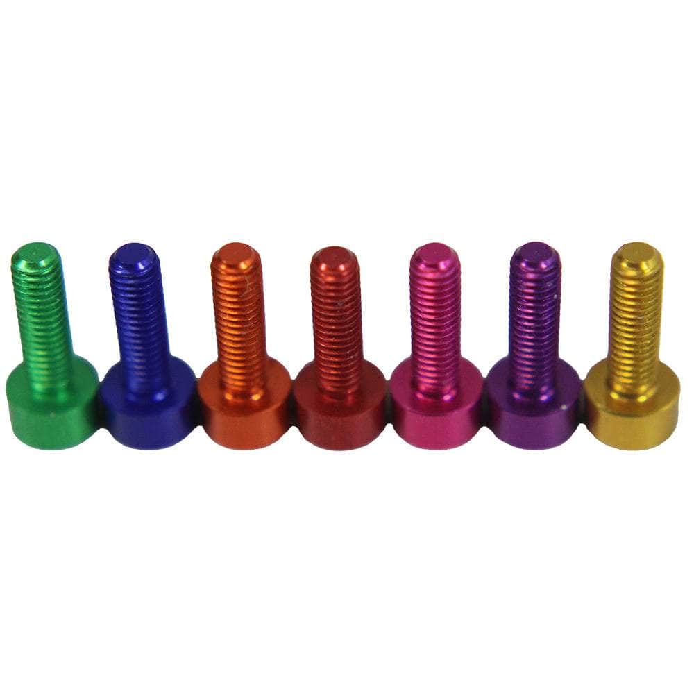 M3 7075 Aluminum Bolt, Hex, Socket Head (1pc) - Choose Your Color & Size