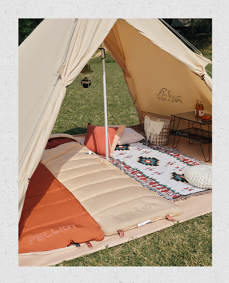 Спальный мешок-трансформер Pelliot для улицы, трансформируемый в двухместный спальный мешок для кемпинга