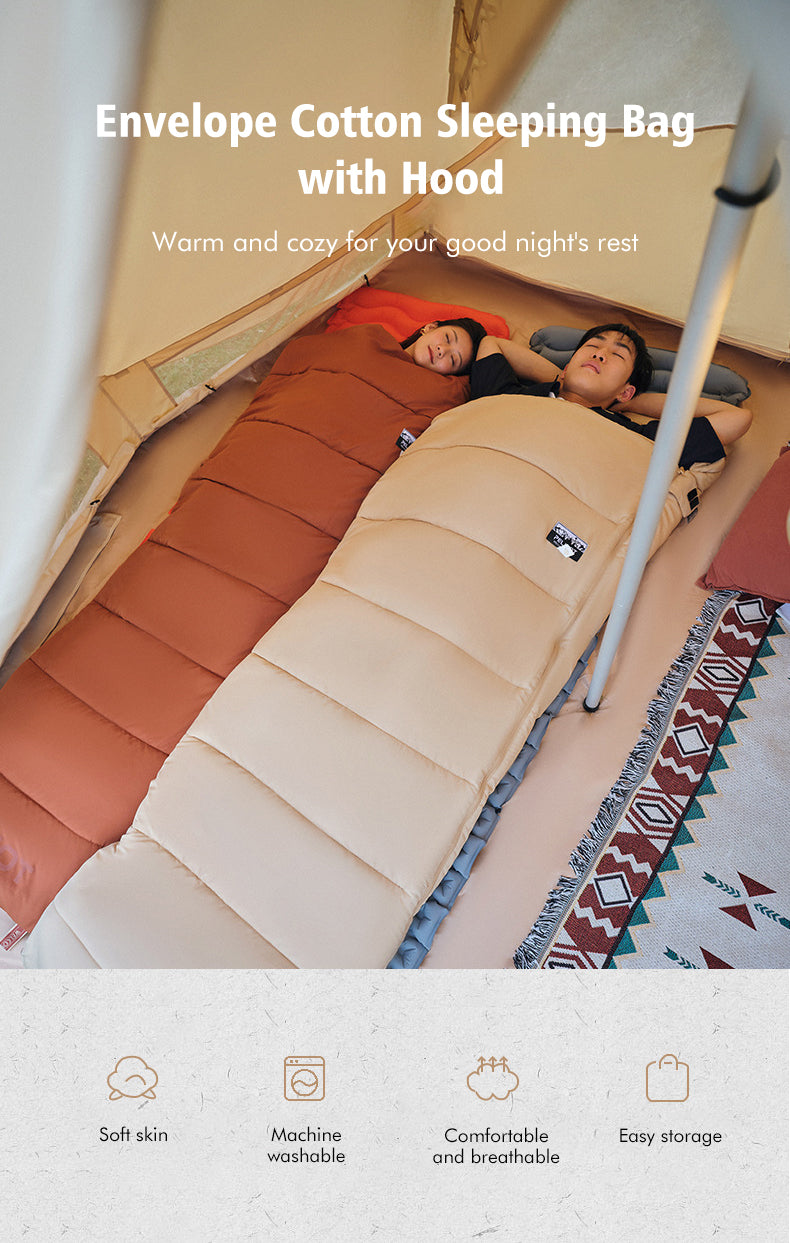 Спальный мешок-трансформер Pelliot для улицы, трансформируемый в двухместный спальный мешок для кемпинга