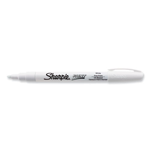 Permanent Paint Marker, Fine Bullet Tip, White