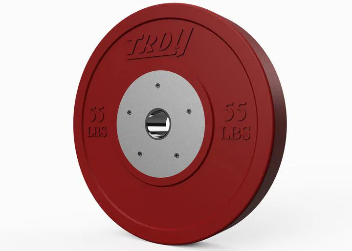 Troy Competition Colored Bumper Plates Set