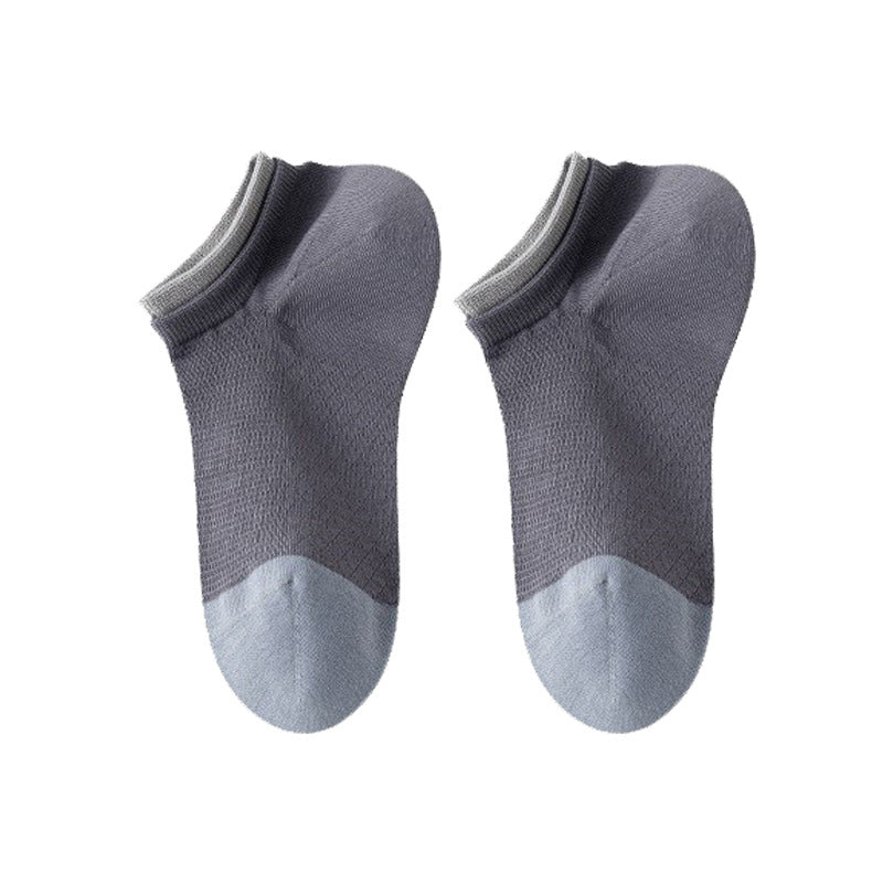 Plus Size Mesh Cotton Ankle Socks(6 Pairs)