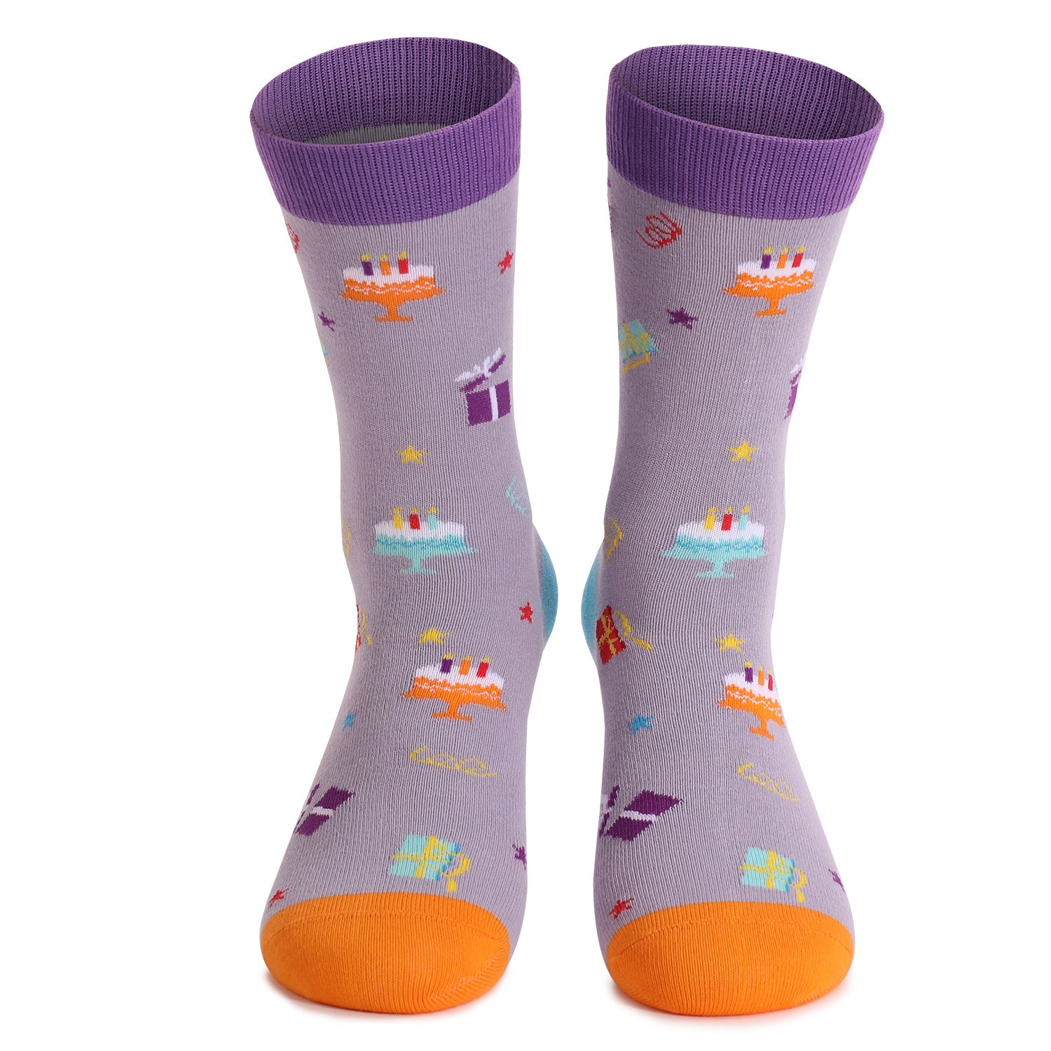 Plus Size Birthday Quarter Socks(4 Pairs)