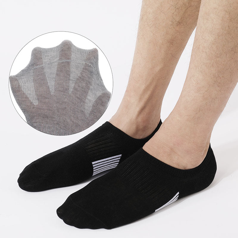 Plus Size Classic Color Breathableal Ankle Socks(6 Pairs)