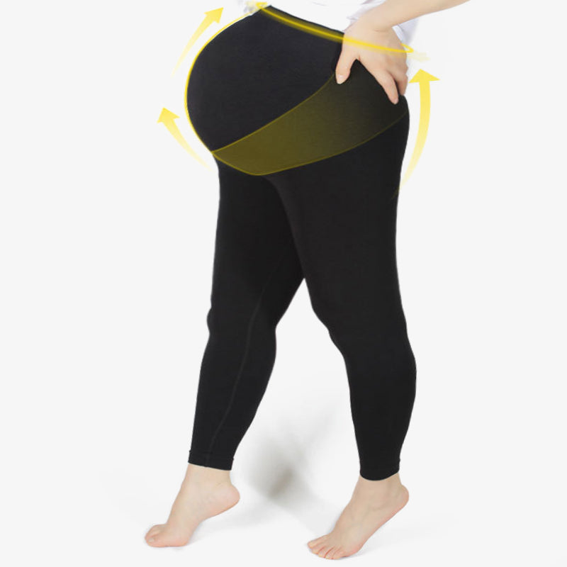 Plus Size Medical Footless Pregnancy Compression Tights(15-20mmhg)