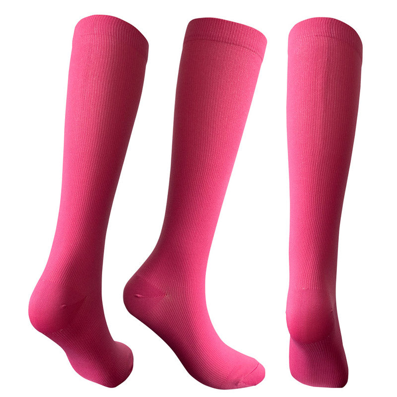 Plus Size Bright Color Sport Compression Socks(3 Pairs)