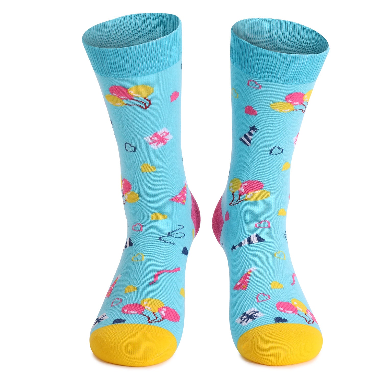 Plus Size Birthday Quarter Socks(4 Pairs)