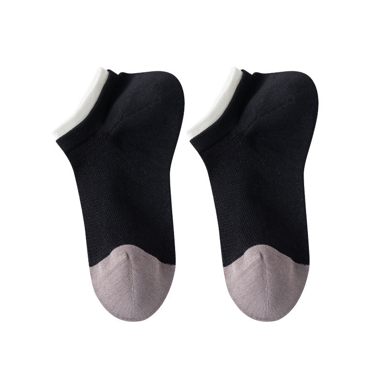 Plus Size Mesh Cotton Ankle Socks(6 Pairs)