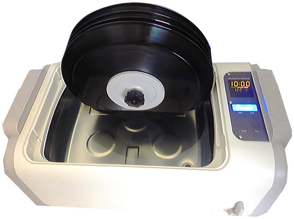 P4875II-4T-NH+MVR5 | iSonic? Ultrasonic Vinyl Cleaner for 5-LPs, 2Gal/7.5L, no heaters