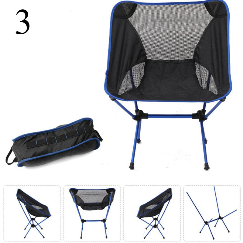 Detachable Camping Folding Chair - Portable and Durable Outdoor Seating
