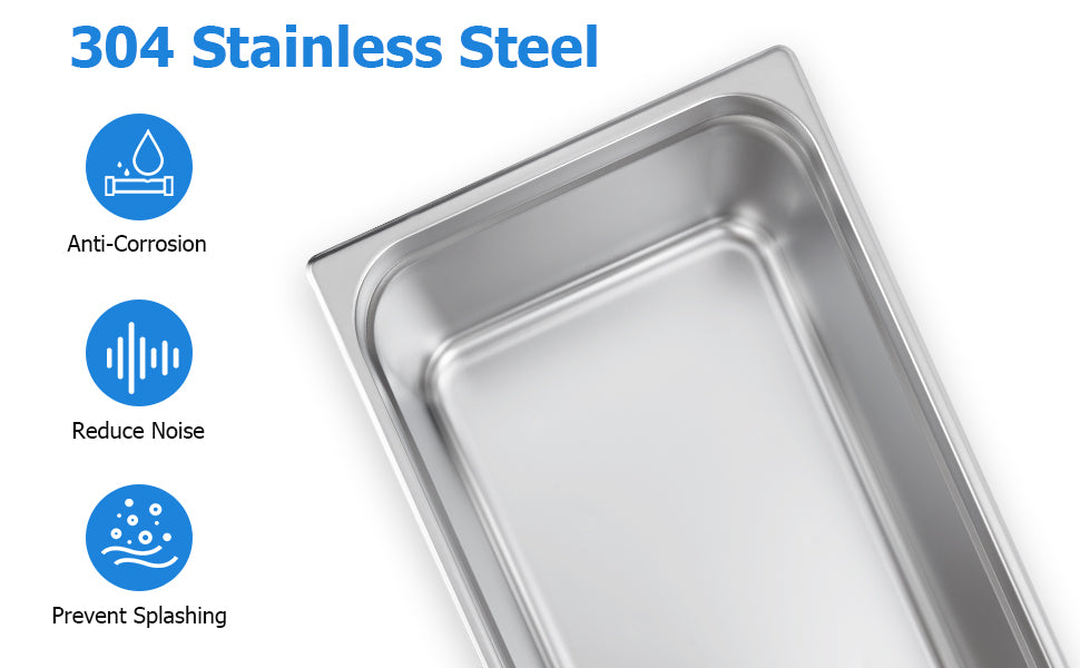 GARVEE Ultrasonic Cleaner 180W 6L Ultrasonic Jewelry Cleaner Machine With Digital Timer Heater Silver GARVEE Ultrasonic Cleaner 180W 6L Ultrasonic Jewelry Cleaner Machine With Digital Timer Heater Silver