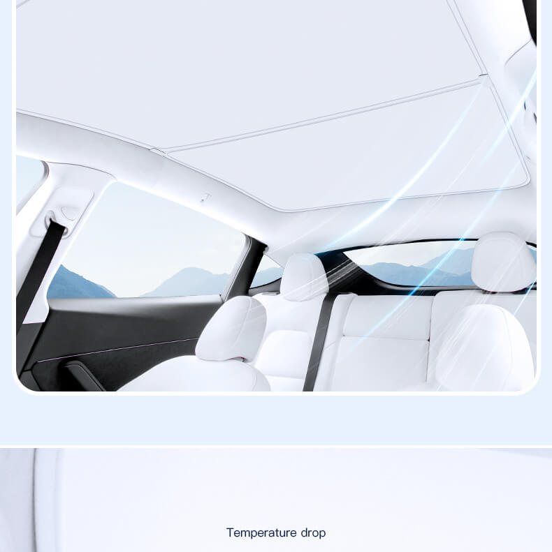 Tesla Model 3/Y Panorama-Schiebedach Eiskristall-Sonnenschutz /Innenausstattung/Tesla/Tesla-Umbauten/Autozubehör/Tesla -Zubehör/Innenausstattung