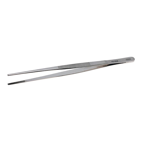 Aven Forceps - Straight Serrated Tips 8 inches