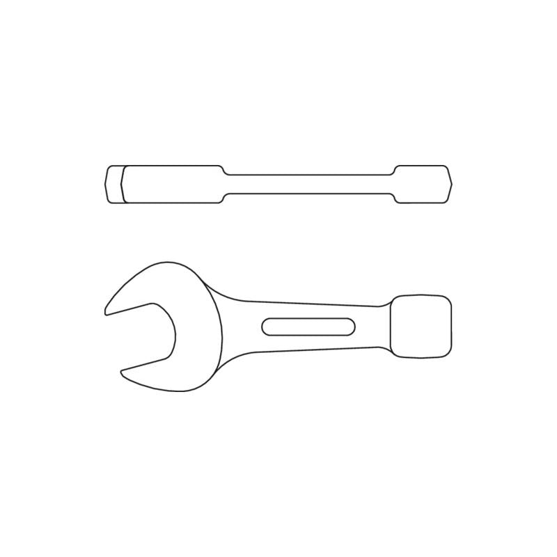 Gedore 6401900 133 Open Ended Slogging Spanner 105 mm