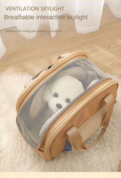Cat Carrier Bag Foldable Breathable 3 Color Outdoors Handbags Pet Backpack
