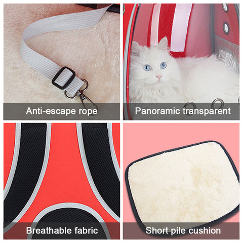 Cat Carrier Bag Transparent Bag Breathable Multiple colors Portable Bag