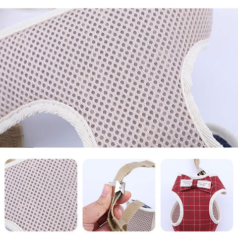 Cat Harness and Leash Clothes Vest Nylon Mesh 5 Color Pet Collar Accessories