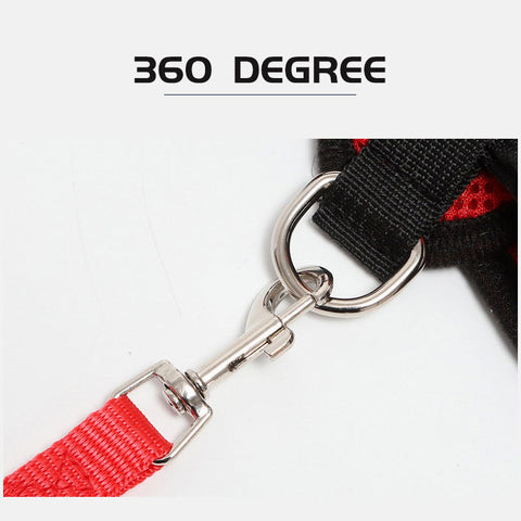 Cat Harness Leash Set Breathable Mesh 7 Color Collar Pet Accessories