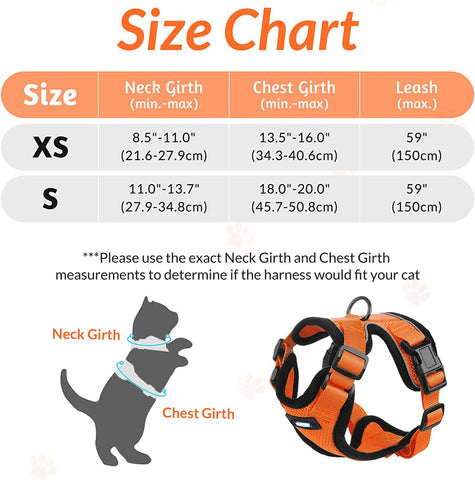 Cat Leash Set Breathable Reflective Strips Jacket 11 Color Adjustable Vest Harnesses