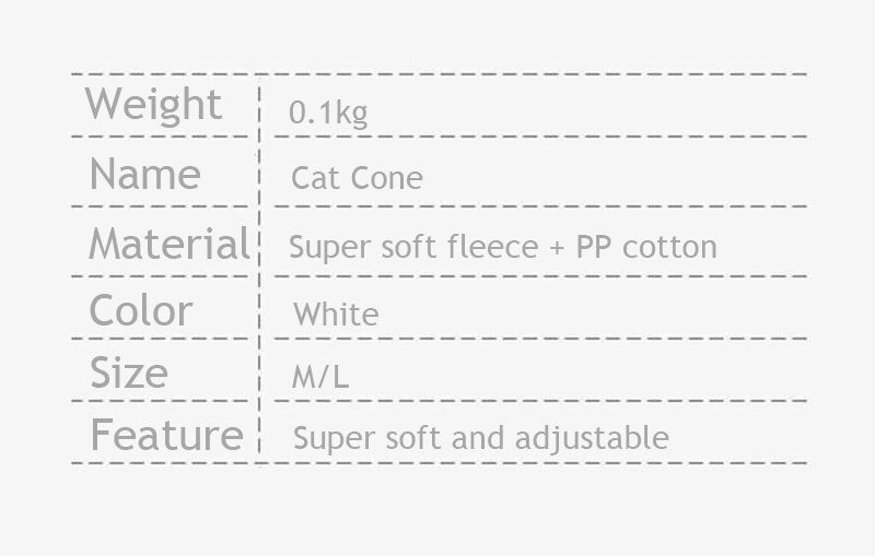 Chicks Cat Elizabethan Collar Cat Cone Headgear