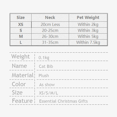 Christmas Cat Hooded Clothes Warm Cape