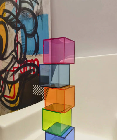 Crystal clear optical transparency of acrylic