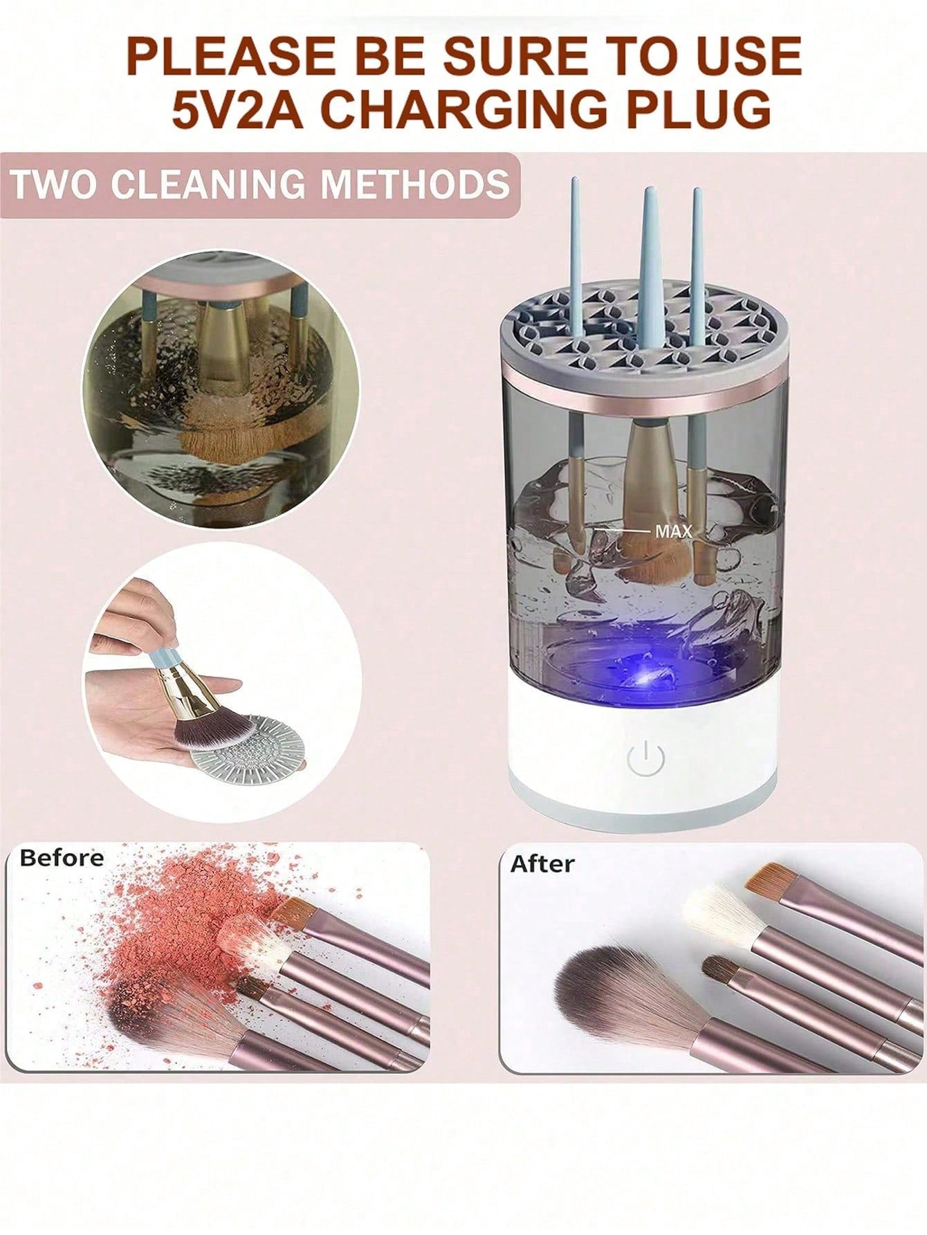 3-in-1 Brush Cleaning