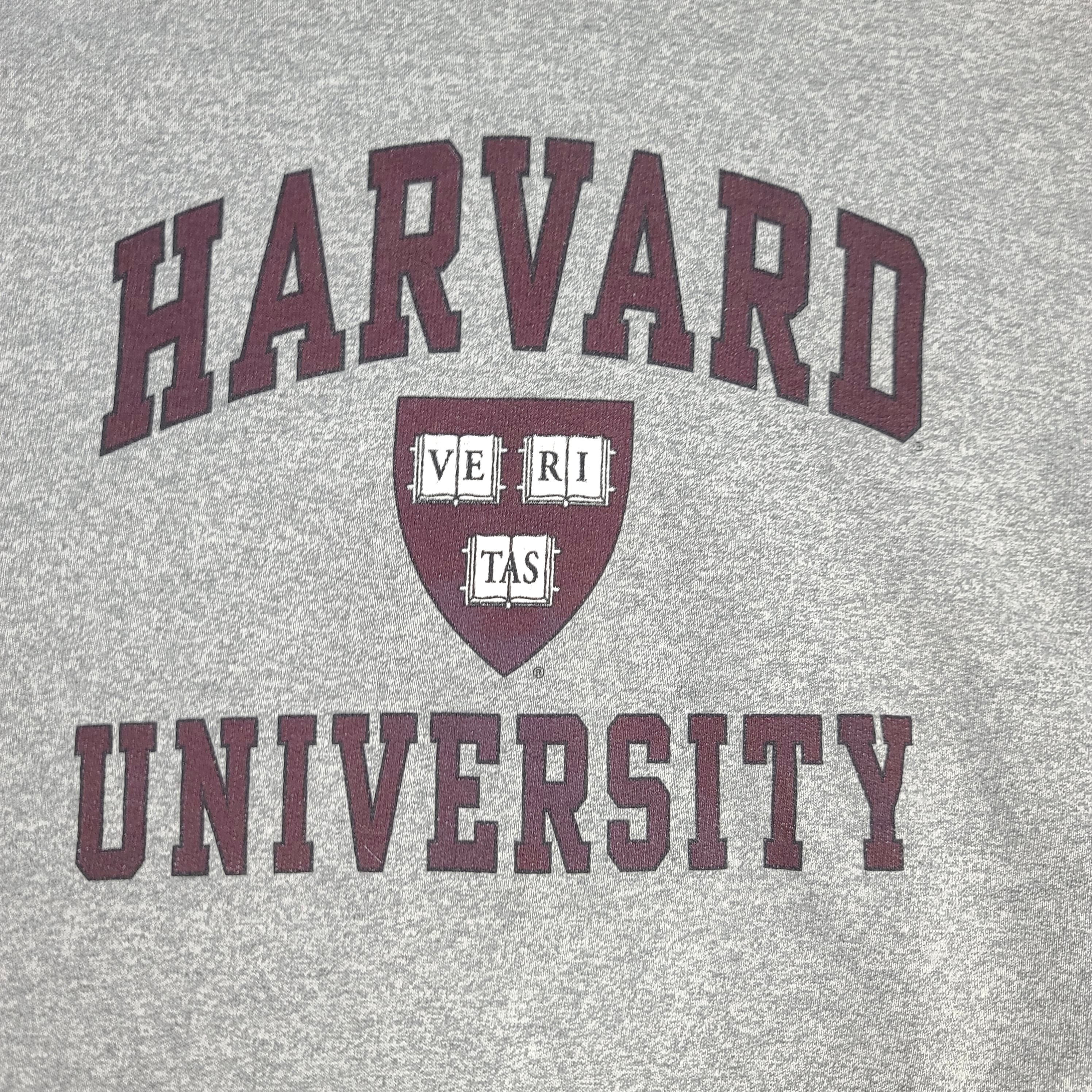 Vintage Harvard University Cotton Exchange Gray Hoodie