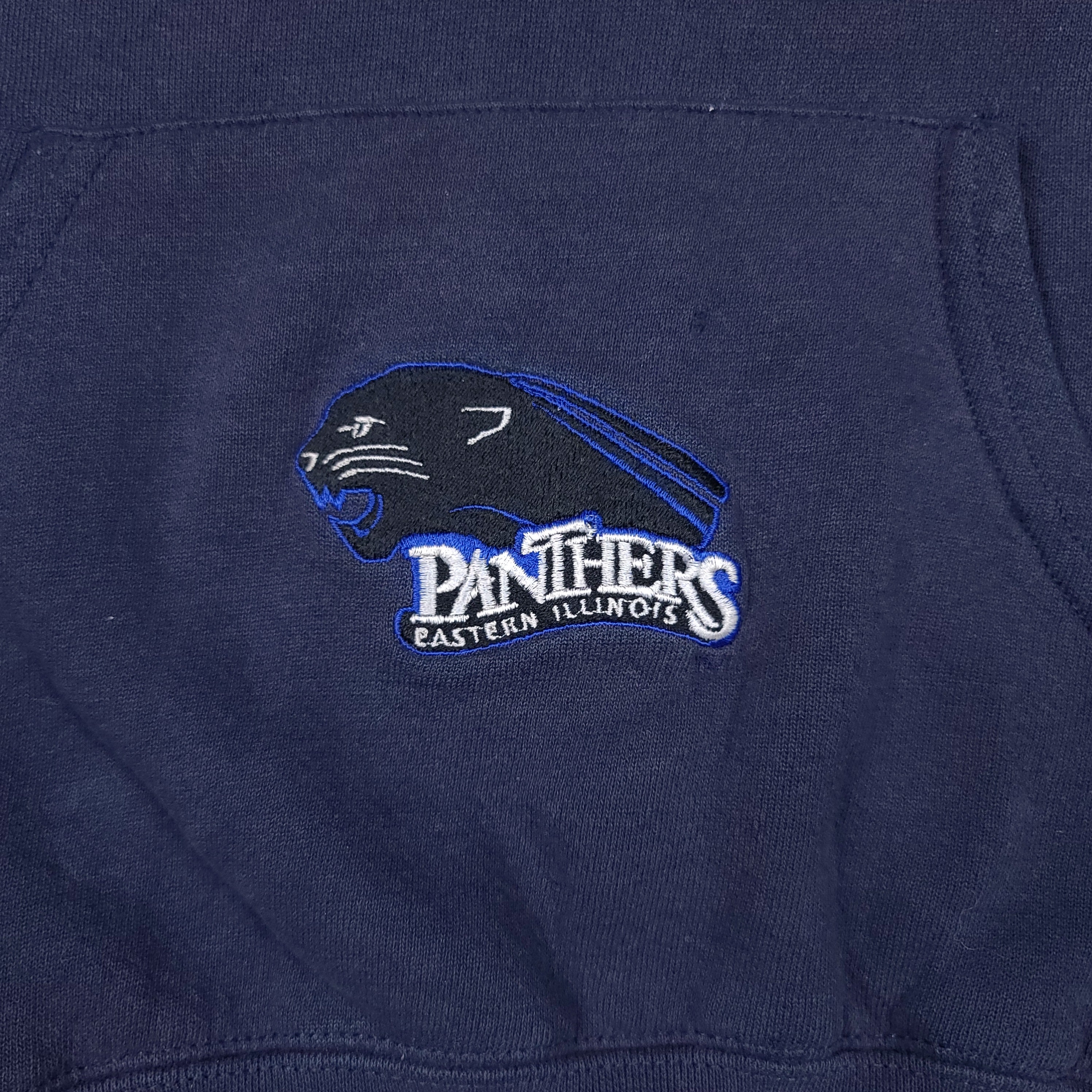 Vintage Eastern Illinois University Panthers Navy Blue Hoodie