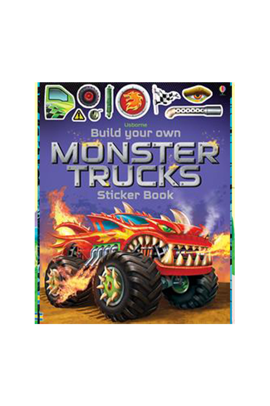 Usborne Build Your Own Monster Trucks Sticker Book