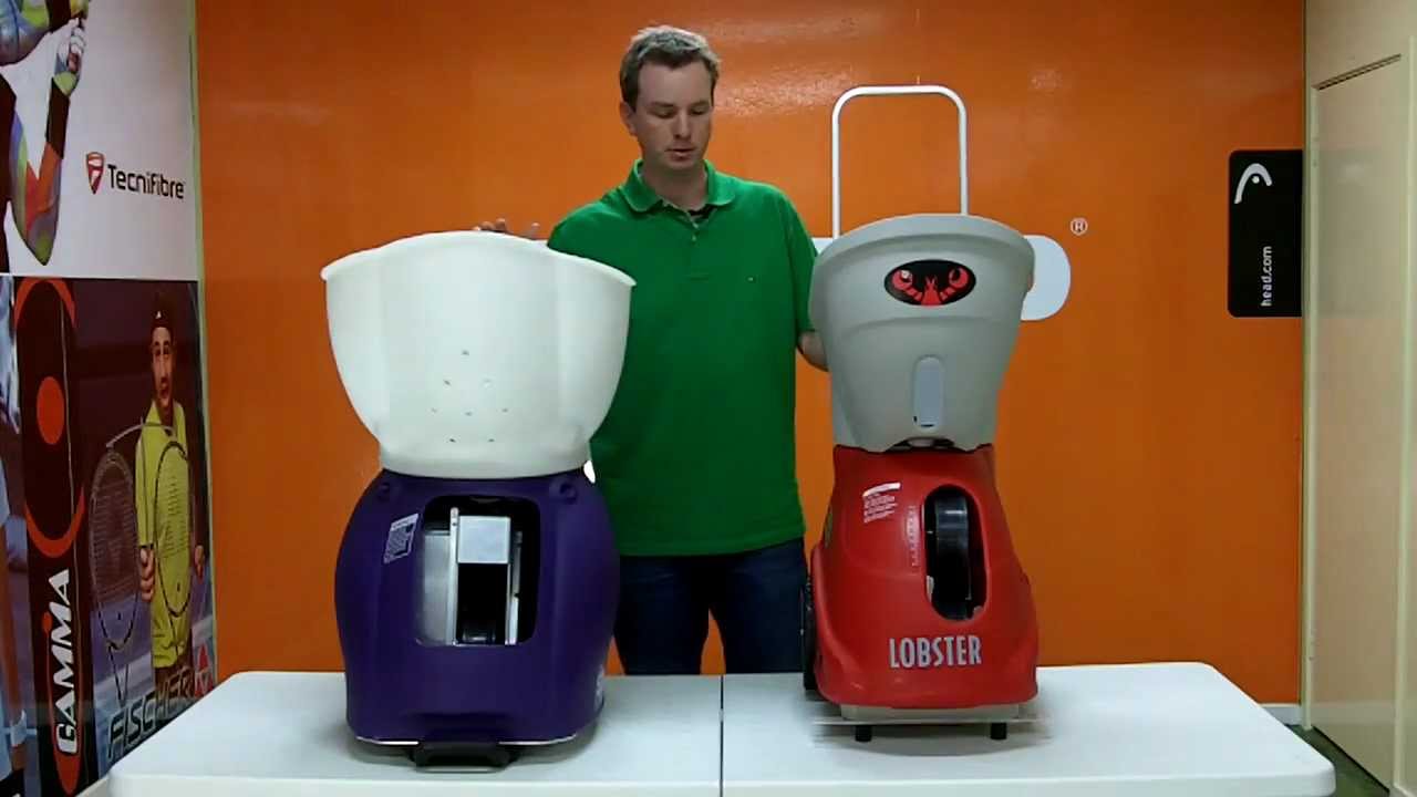 lobster tennis ball machine