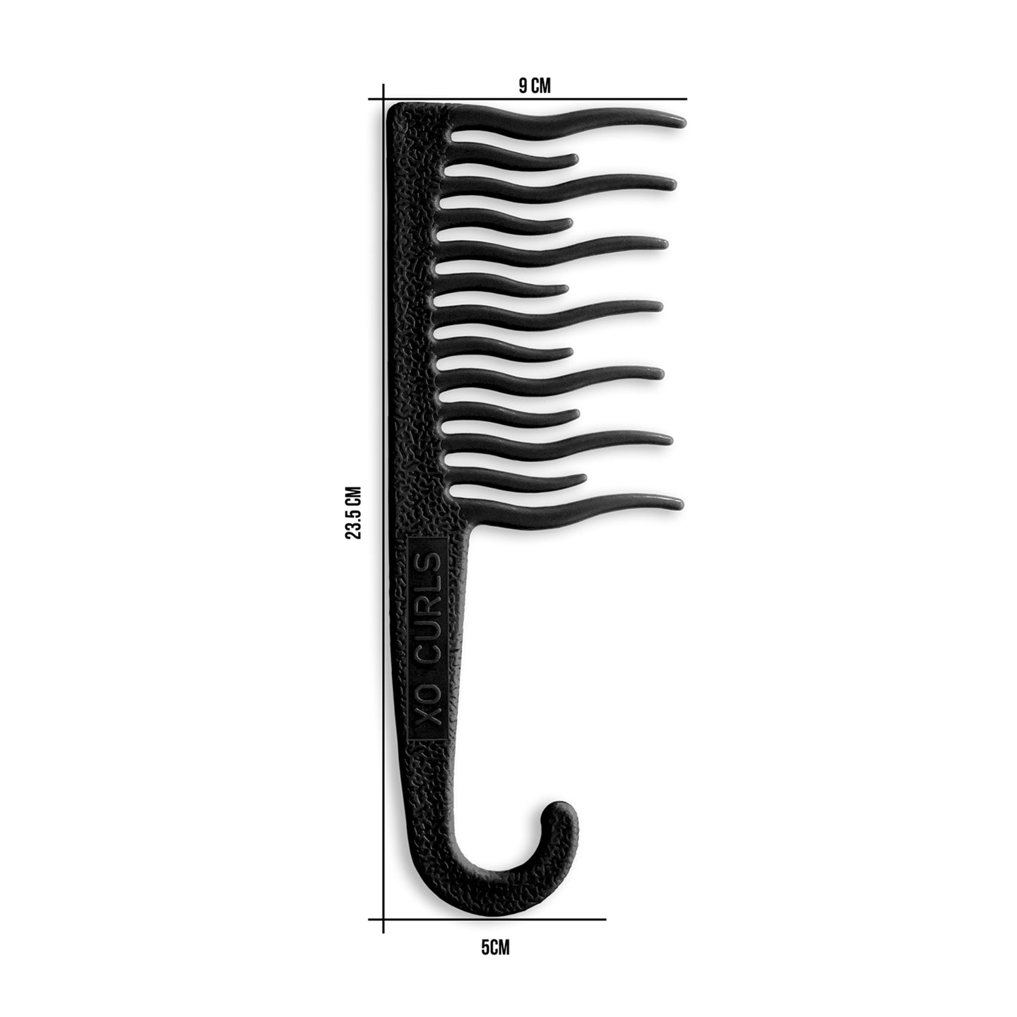 Shower Detangling Comb - Black