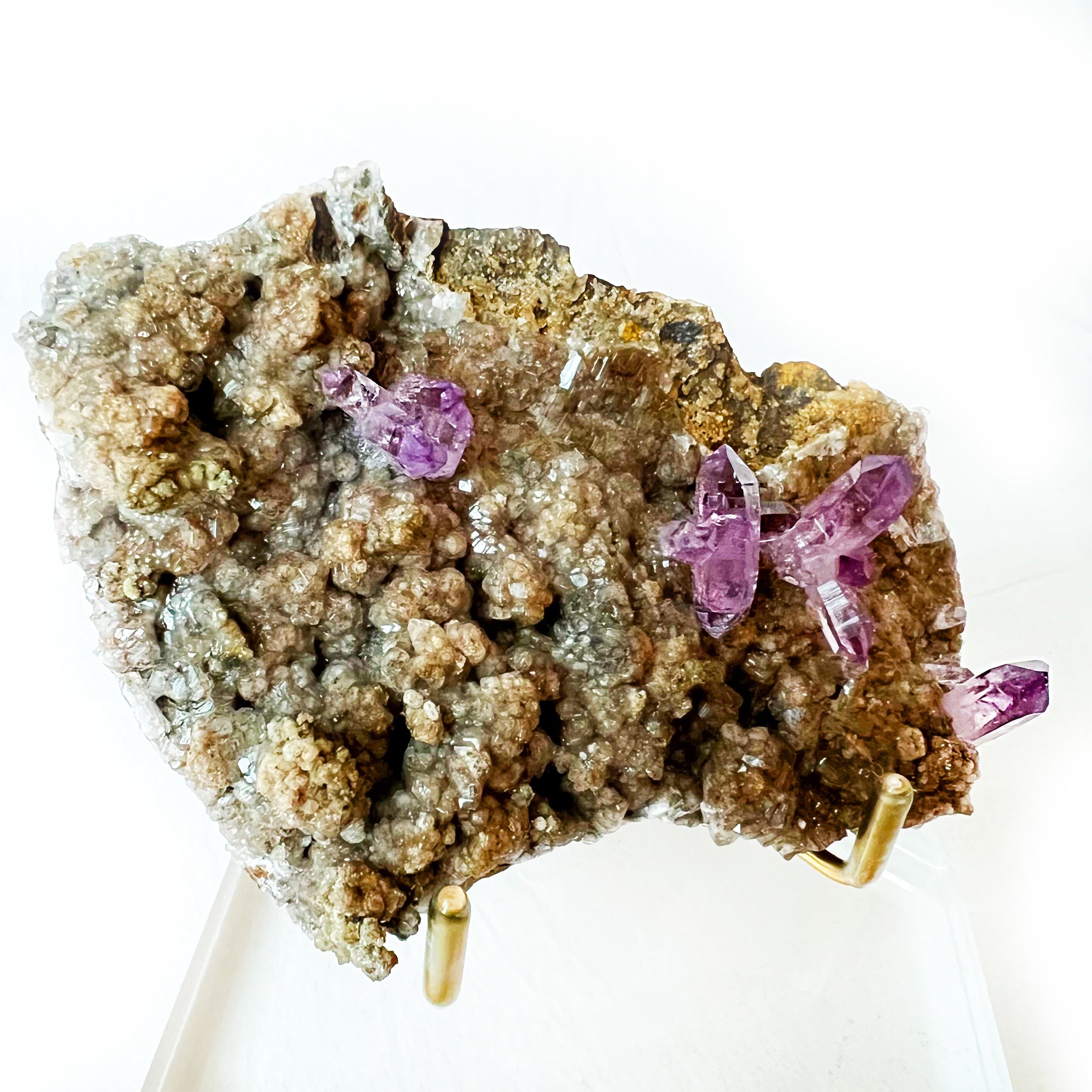 LuxeRox Amethyst Clusters on Matrix