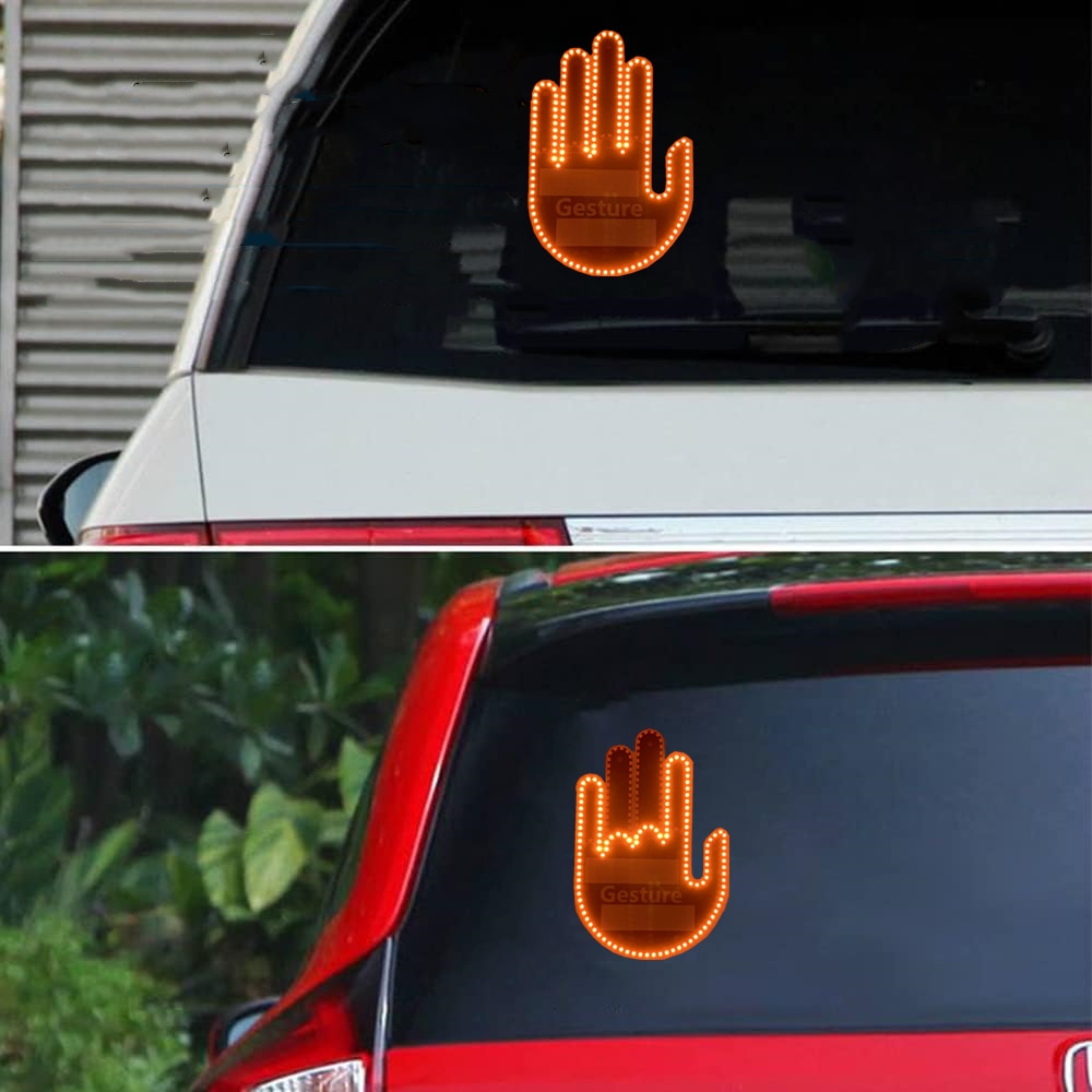 Wireless Hand Gesture LED Window Panel