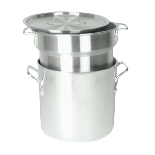 ALSKDB001 Thunder Group 3 Piece 8 Quart Aluminum Double Boiler Set