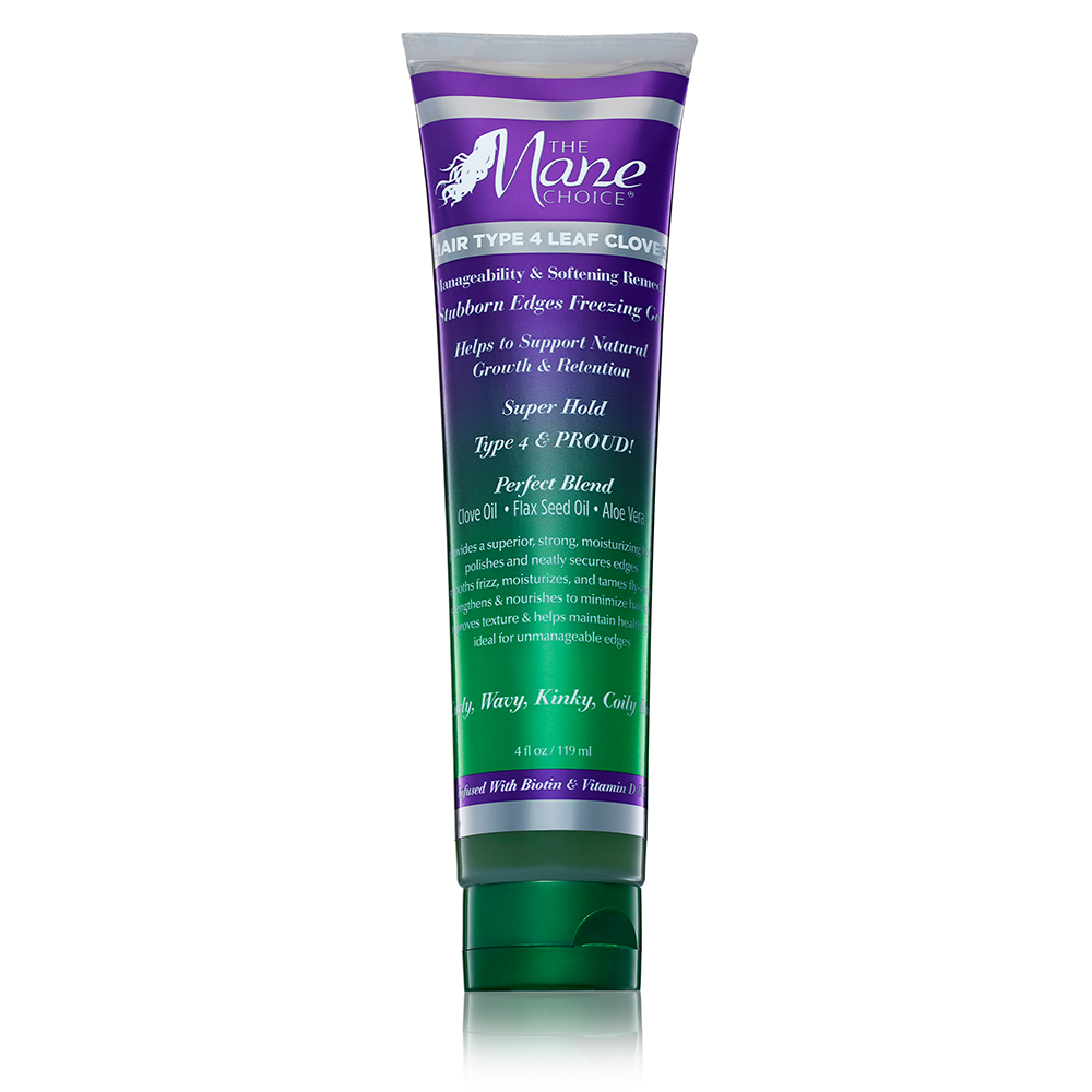 Hair Type 4 Leaf Clover Stubborn Edges Freezing Gel