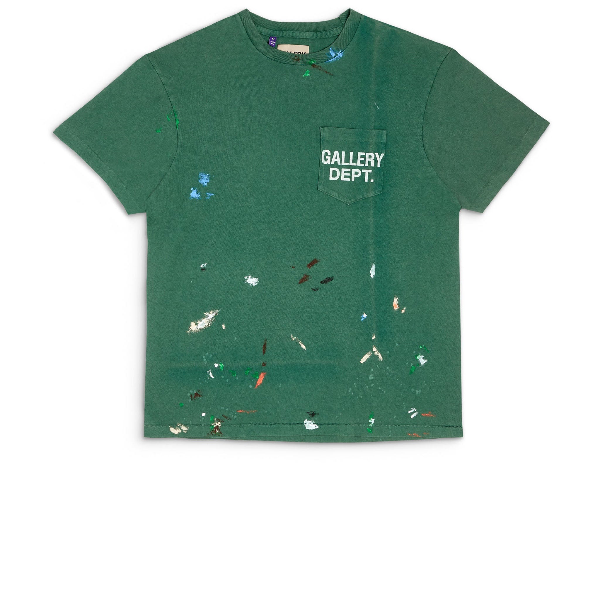 GALLERY DEPT. VINTAGE LOGO PAINTED TEE GREEN