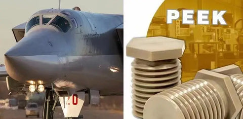 PEEK used in aviation interior and structural parts