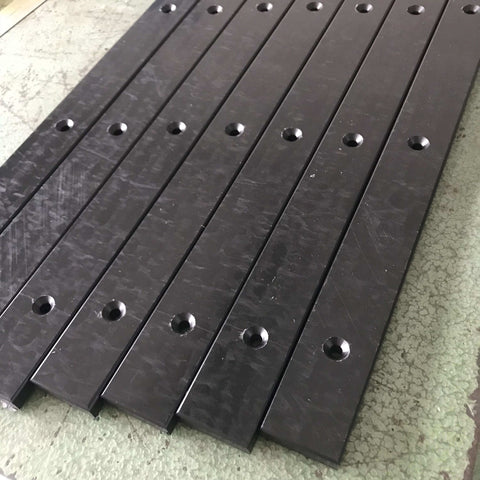 Black POM pad strip