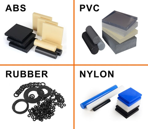 Comparison of nylon and ABS PVC rubber materials