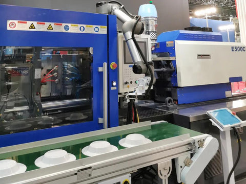 Injection molding production line