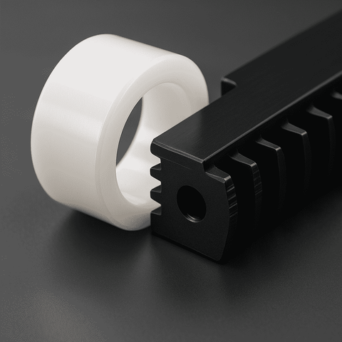 CNC machined general engineering plastic parts including POM and Nylon